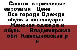 Сапоги ,коричневые еврозима › Цена ­ 1 000 - Все города Одежда, обувь и аксессуары » Женская одежда и обувь   . Владимирская обл.,Камешковский р-н